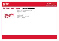 MILWAUKEE Sada závitořezných hlav FPT2HK BSPT z legované oceli v kufru PACKOUT™, 6 ks 4932480249 A4 PDF