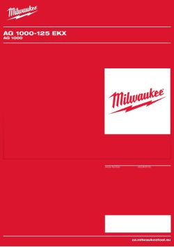 MILWAUKEE AG 1000-125 EKX 4933459105 A4 PDF