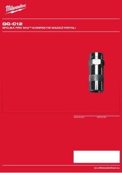 MILWAUKEE Mazací spojka pro kompaktní mazací pistoli M12™ 4932501095 A4 PDF