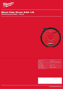 MILWAUKEE Buben s ocelovým protahovacím perem 72 m × 3 mm 48445178 A4 PDF