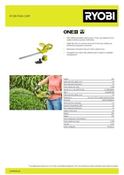 RYOBI RY18HT40A  5133007032 A4 PDF