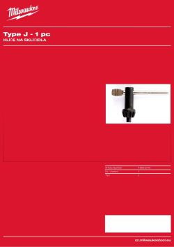 MILWAUKEE Klíč ke sklíčidlu 48663240 A4 PDF