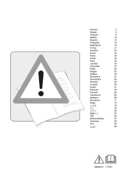 Návod k obsluze vč. bezpečnostních informací