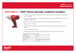 MILWAUKEE HD18 HIWF M18™ rázový utahovák s pojistným kroužkem 4933441794 A4 PDF