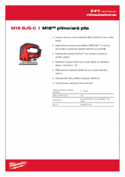 MILWAUKEE M18 BJS  4933451391 A4 PDF