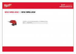 MILWAUKEE M12 NRG-202 M12™  sada akumulátorů a nabíječky 4933459209 A4 PDF