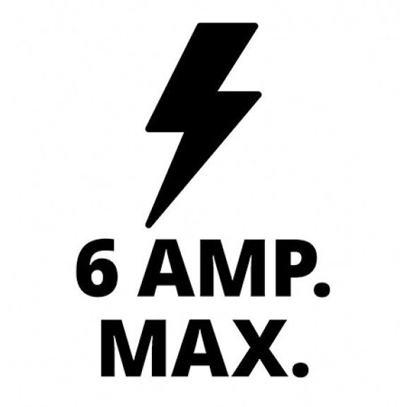Maximálně 6 ampér