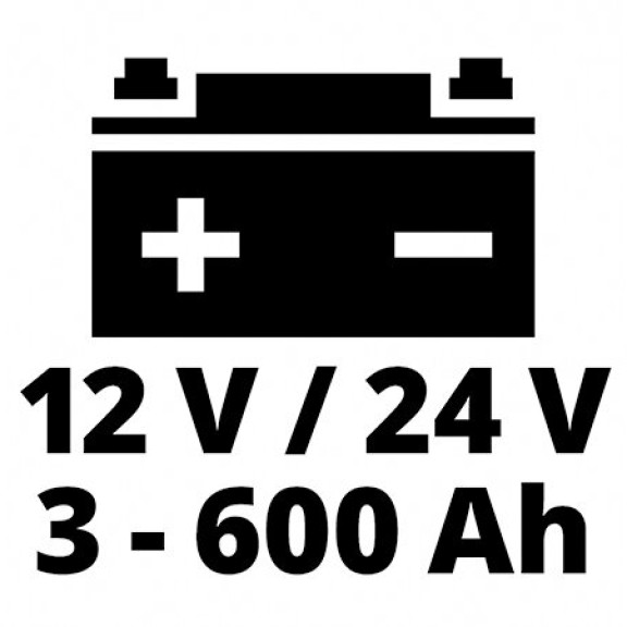 Vhodné pro 12 a 24 voltové baterie
