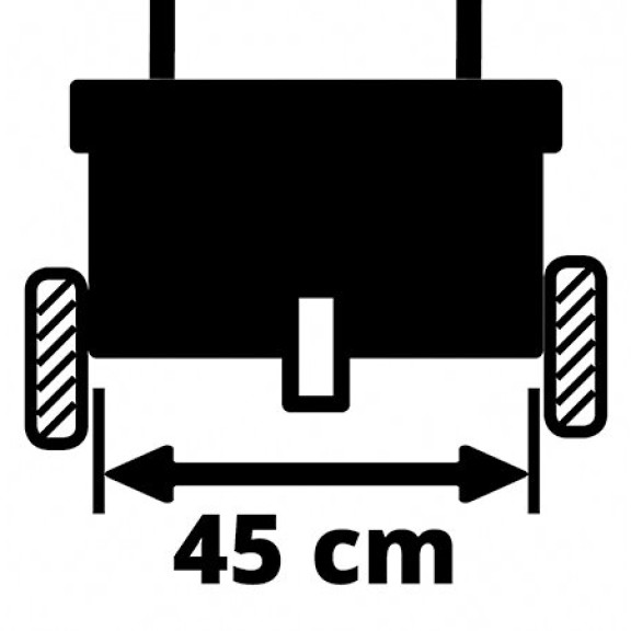 Šířka posypu 45 cm