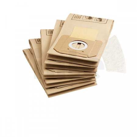 KÄRCHER Papírové filtrační sáčky pro A 2701, A 2731 PT, A 2801 (5 ks+1 mikrofiltr)