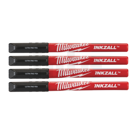 MILWAUKEE INKZALL™ značkovač jemný černý 4 ks 48223164