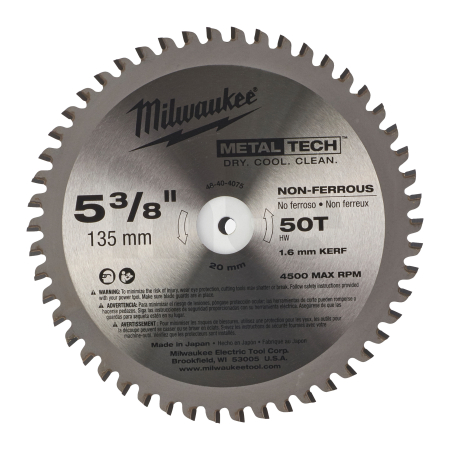MILWAUKEE CSB P M 135x20x1,6x50 48404075