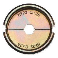 MILWAUKEE Krimpovací čelisti NF22 Cu 25 4932451734