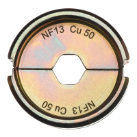 MILWAUKEE Krimpovací čelisti NF13 Cu 50 4932459456