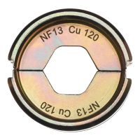 MILWAUKEE Krimpovací čelisti NF13 Cu 120 4932459459