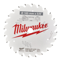 MILWAUKEE CSB P W 165 x 5/8 x 1.6 x 24ATB 4932471311