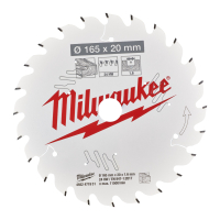 MILWAUKEE CSB P W 165 x 20 x 1.6 x 24ATB 4932471931