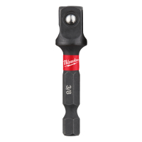 MILWAUKEE Adaptér Shockwave HEX  z 1/4" hex na 3/8" čtyřhran 4932478054
