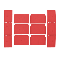 MILWAUKEE Přepážky pro boxy PACKOUT 3x zásuvky 4932479104