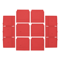 MILWAUKEE Přepážky pro boxy PACKOUT 2 x zásuvky 4932479105