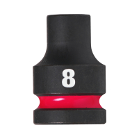 MILWAUKEE Průmyslová hlavice Shockwave 1/2" HEX 8 mm krátká 4932480302