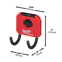 MILWAUKEE PACKOUT malý zahnutý univerzální háček 4932480705