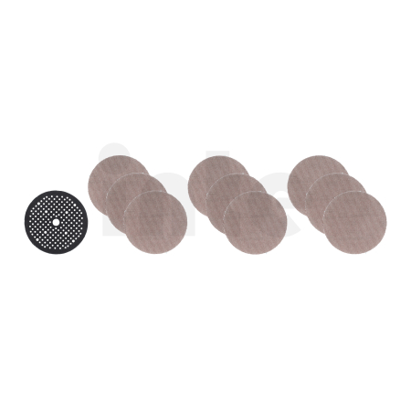 MILWAUKEE Síťové brusné listy a ochranná podložka 150 mm H&L Set 2 - 10 ks 4932492294
