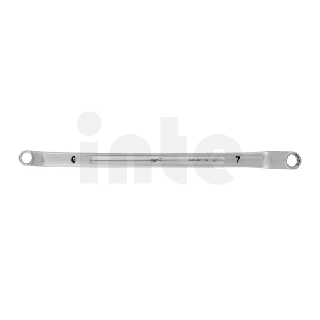 MILWAUKEE Vyhnutý oboustranný očkový klíč 6x7mm 4932492739