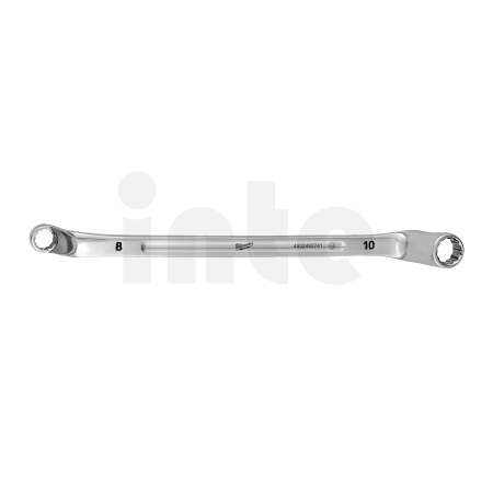 MILWAUKEE Vyhnutý oboustranný očkový klíč 8x10mm 4932492741
