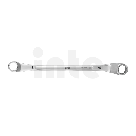 MILWAUKEE Vyhnutý oboustranný očkový klíč 18x19mm 4932492747
