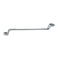 MILWAUKEE Vyhnutý oboustranný očkový klíč 19x22mm 4932492748