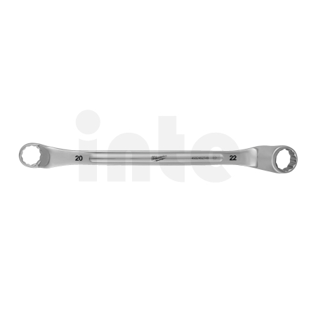 MILWAUKEE Vyhnutý oboustranný očkový klíč 20x22mm 4932492749