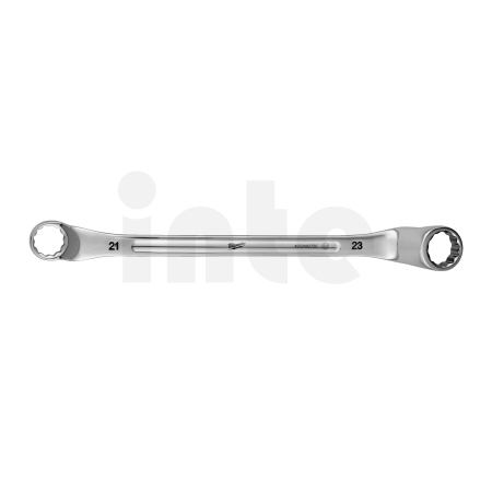 MILWAUKEE Vyhnutý oboustranný očkový klíč 21x23mm 4932492750