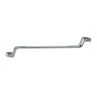MILWAUKEE Vyhnutý oboustranný očkový klíč 21x23mm 4932492750