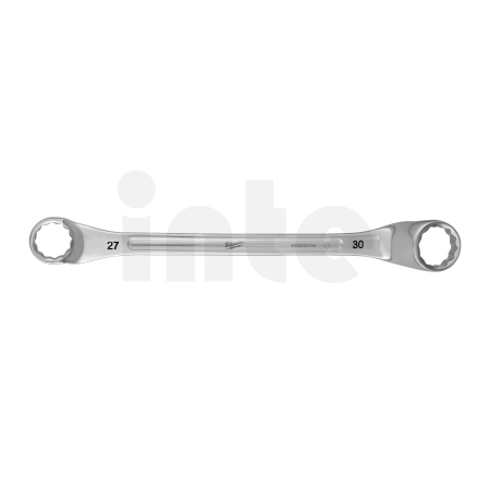 MILWAUKEE Vyhnutý oboustranný očkový klíč 27x30mm 4932492754