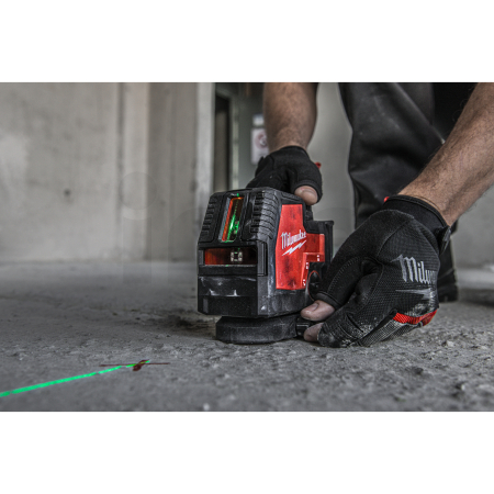 MILWAUKEE L4 CLL-301C - Akumulátorový křížový liniový laser se zeleným světlem s USB 4933478098