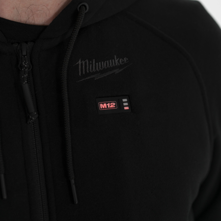 MILWAUKEE Vyhřívaná mikina černá gen. 4 vel.L 4932480063