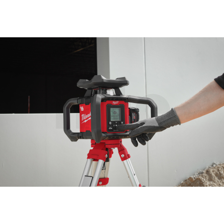MILWAUKEE M18 RLOHV1200-501C horizontální/vertikální rotační laser 1 200 m s automatickým duálním nastavením sklonu ONE-KEY 4933