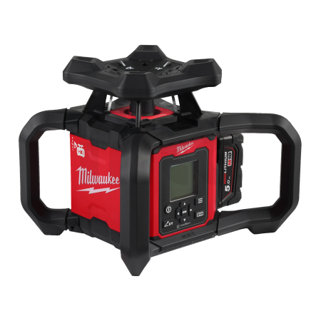 MILWAUKEE M18 RLOHV1200-501C horizontální/vertikální rotační laser 1 200 m s automatickým duálním nastavením sklonu ONE-KEY 4933