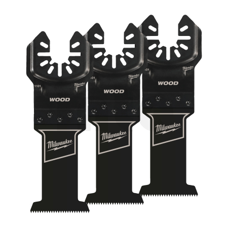 MILWAUKEE Ponorný řezný nůž na měkké dřevo, PVC a sádrokarton 35 mm, 3 ks, 48851103
