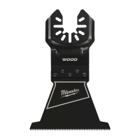 MILWAUKEE Extra široký ponorný nůž pro řezání měkkého dřeva, PVC a sádrokartonu, 64 mm 48851111