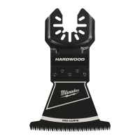 MILWAUKEE široké přesné trojitě broušené nože PRO-CURVE pro řezání čistého dřeva, sádrokartonu a PVC OL HCS 3C HW 64 MM 48851151