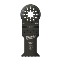 MILWAUKEE Bimetalový nůž 35 mm pro ponorné řezy do dřeva s hřebíky zaručuje dlouhou životnost 48906021