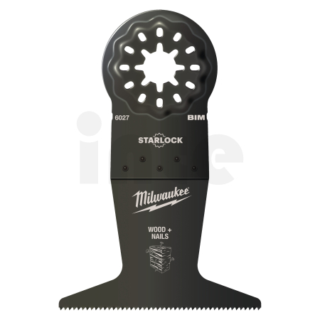 MILWAUKEE Bimetalový nůž 65 mm pro ponorné řezy do dřeva s hřebíky zaručuje dlouhou životnost 48906027