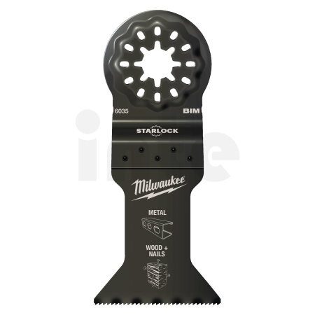 MILWAUKEE Bimetalový nůž 65 mm pro ponorné řezy do dřeva s hřebíky zaručuje dlouhou životnost 48906527