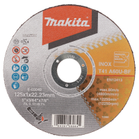 Makita - kotouč řezný nerez 125x1.0x22.23mm A60U E-03040