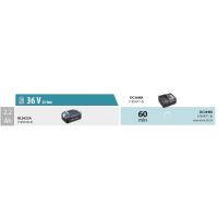 Makita akumulátor Li-ion BL3622 36V /2,2Ah 195410-5