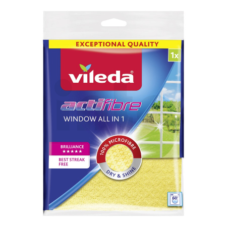 Vileda Actifibre mikrohadřík na okna 32x36 cm 1 ks