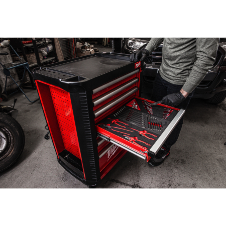 MILWAUKEE TOOLGUARD SRC STD Dílenský vozík ocelový na kolečkách 30", 78 cm (5 zásuvek) 4932498185