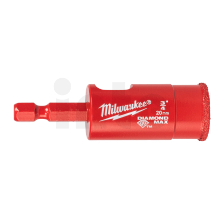 MILWAUKEE 1/4" HEX Vrták pro mokré vrtání DIAMOND MAX, 20 mm 4932498348